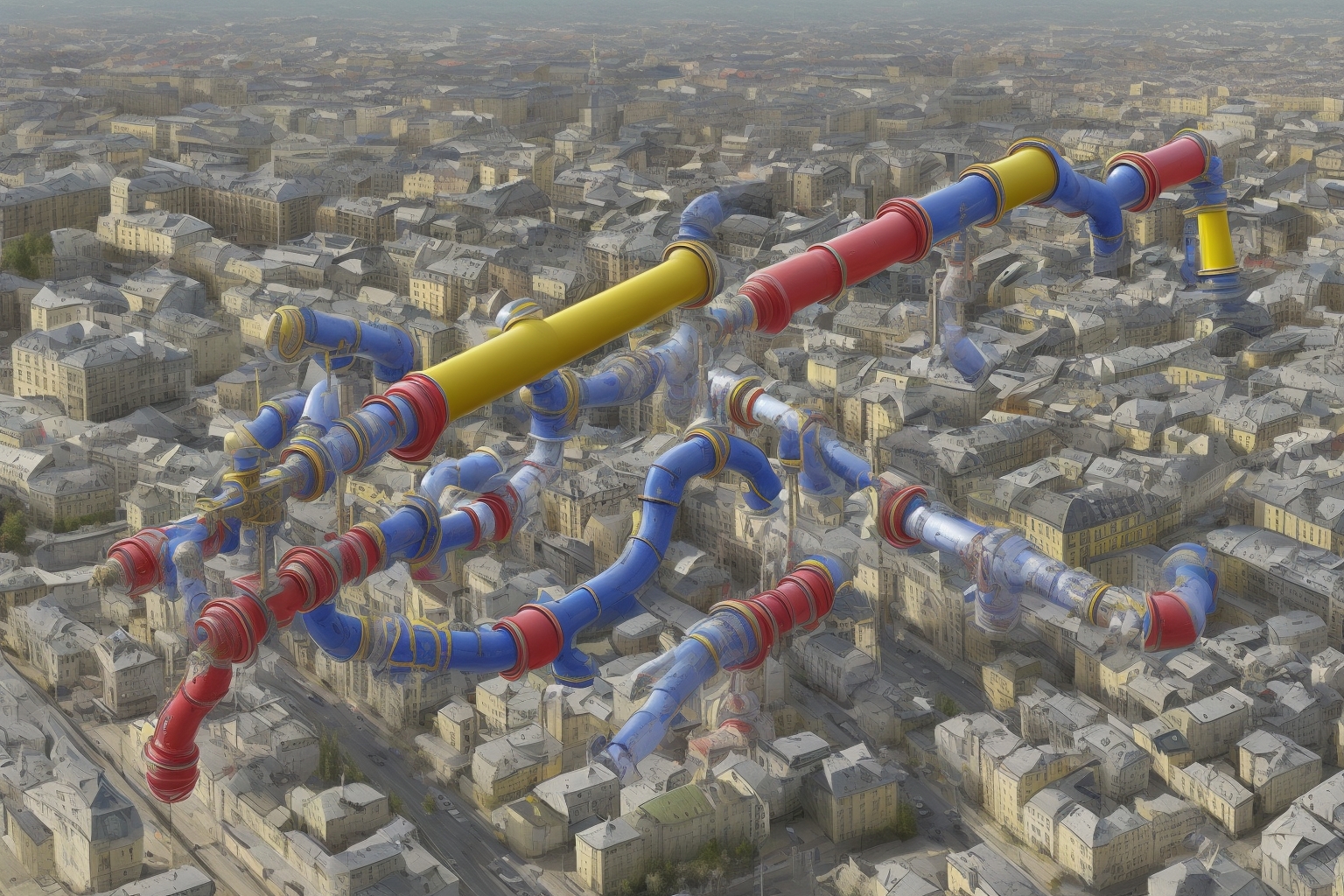 AI illustration of France's stance seeks to prevent challenges related to the Friendship pipeline from delaying vital EU support for Ukra...