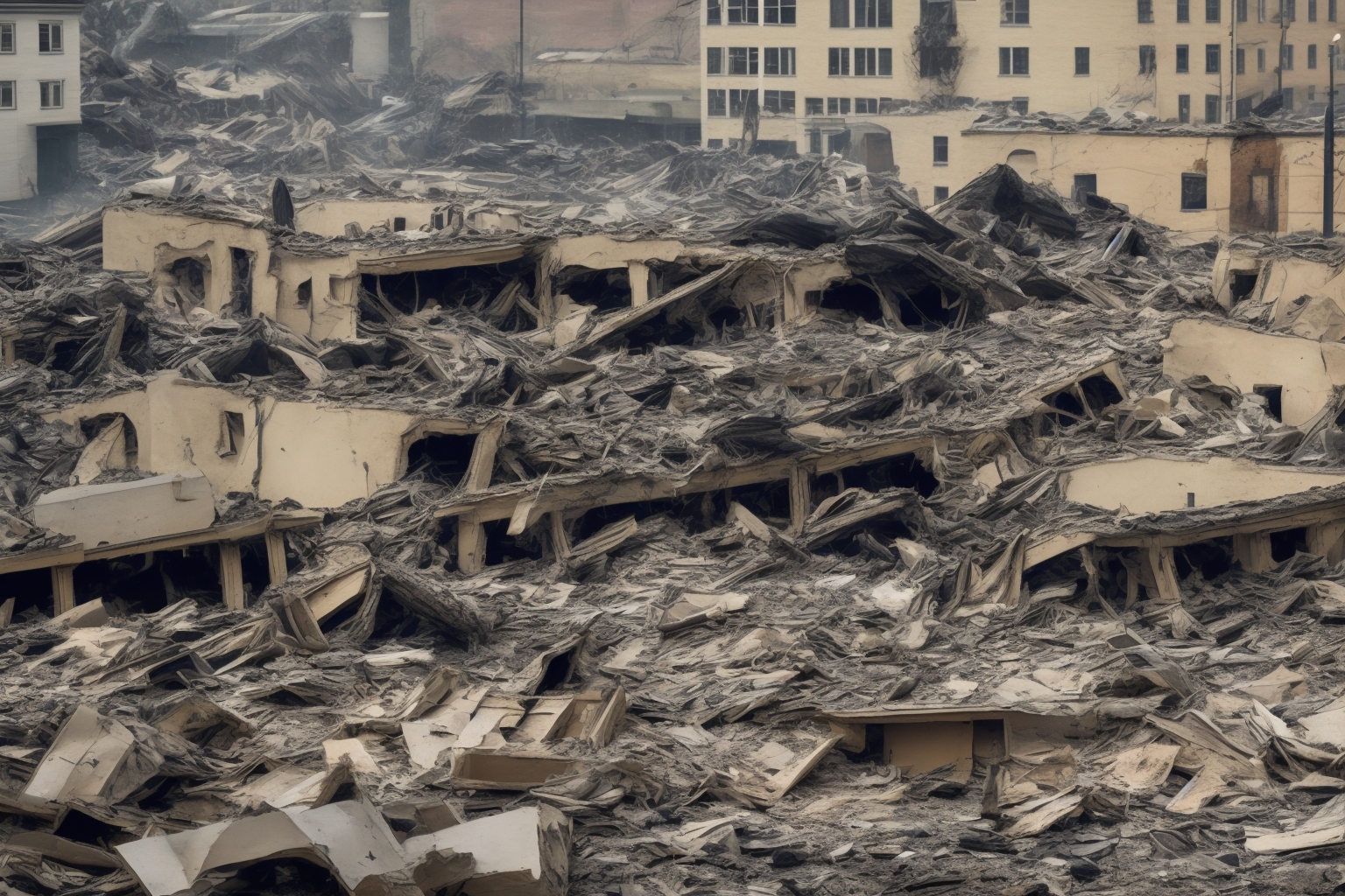 AI illustration of Russian forces launched a coordinated missile and drone attack in the Kyiv region, resulting in three deaths and five...