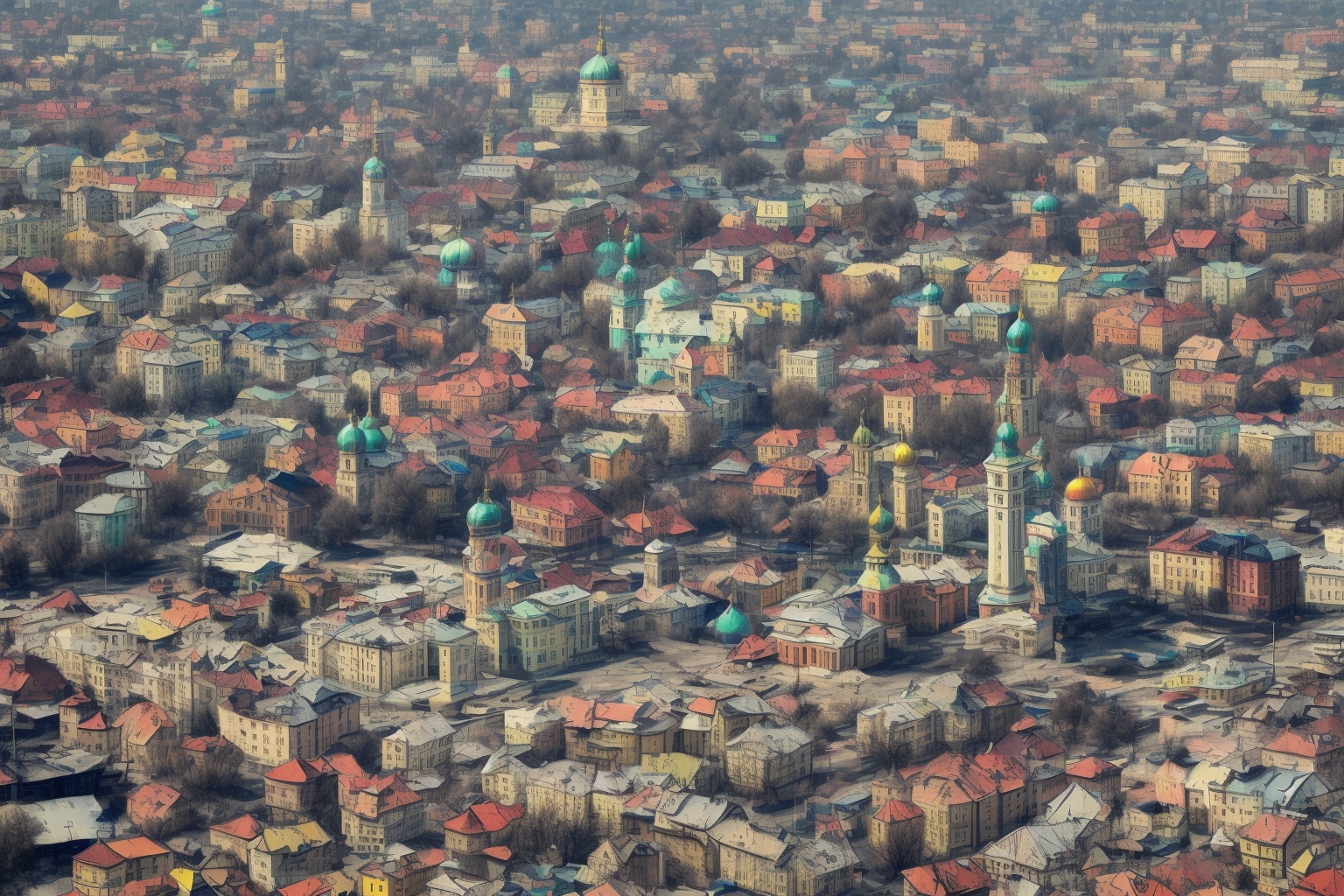 AI illustration of Preliminary data shows Ukraine's economy grew by 1.8% in 2025, led by significant advances in education and constructi...