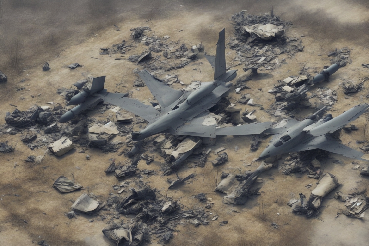 AI illustration of Ukrainian air defenses have successfully intercepted a high percentage of attacking drones during nightly assaults, re...