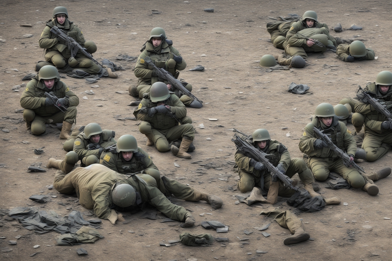 AI illustration of During recent operations, Ukrainian Defense Forces struck multiple Russian military installations in Crimea and the Do...