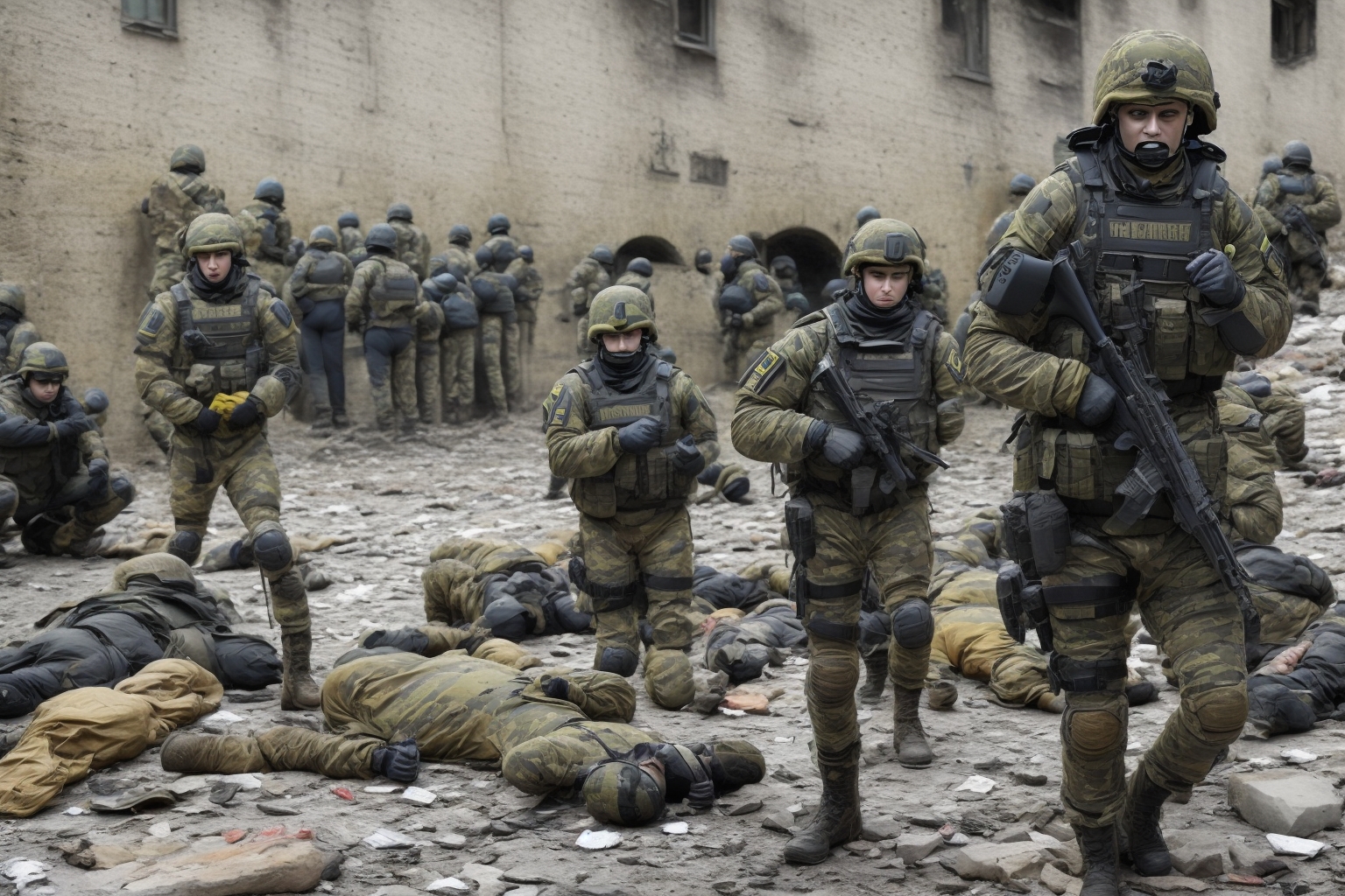 AI illustration of The SSU detained a suspect who gathered intelligence on military movements for Russia, targeting Commander Biletskyi....